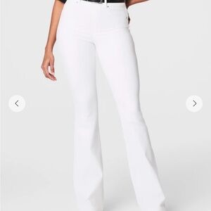 Spanx White Flared Pants (petite)